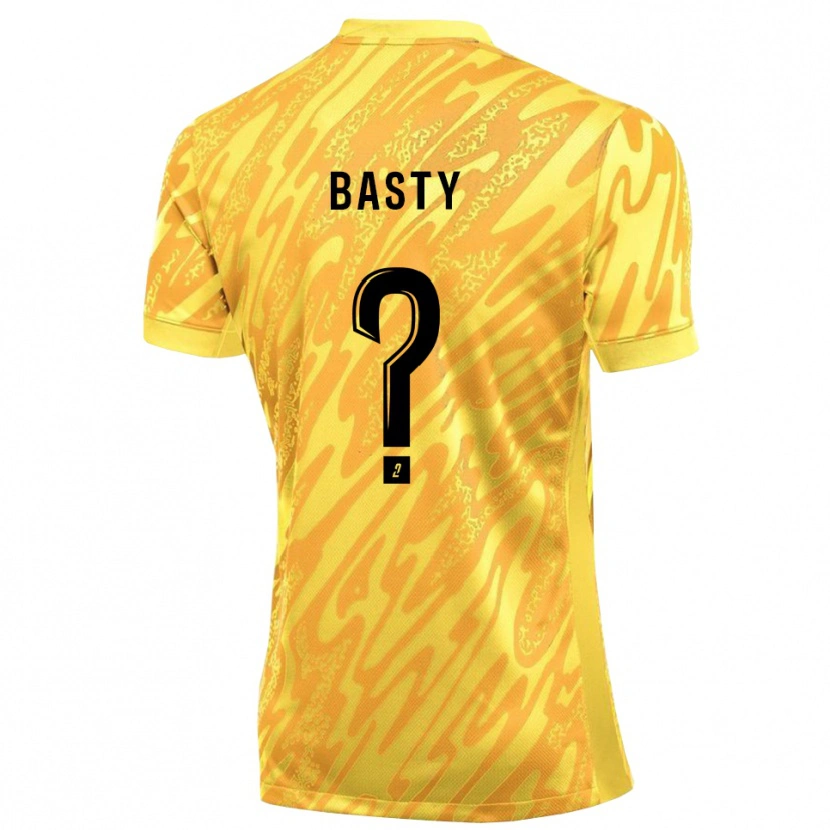 Danxen Mujer Camiseta Ewen Basty #0 Amarillo Naranja Portero Equipación 2025/26 La Camisa