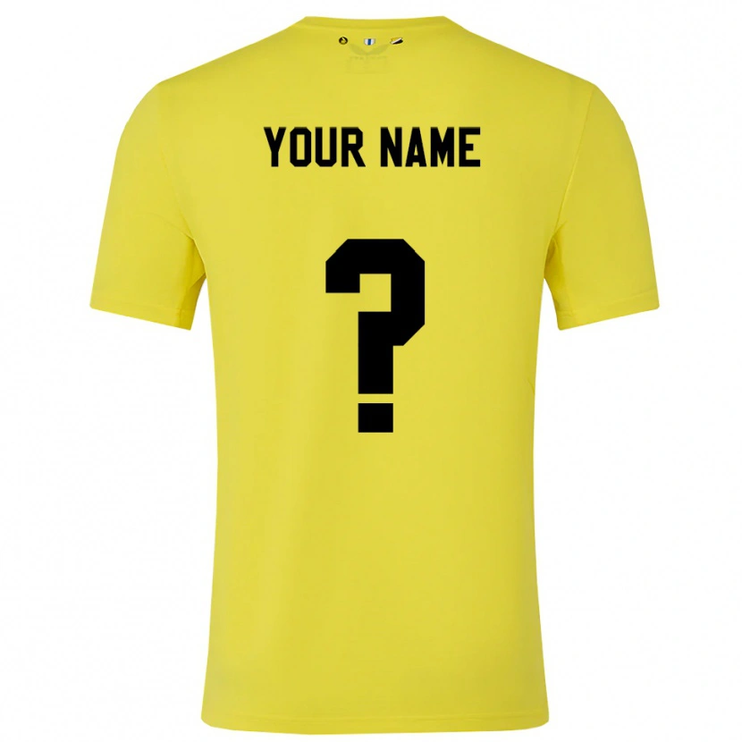 Danxen Mujer Camiseta FC Utrecht Amarillo Negro Portero Equipación 2025/26 La Camisa