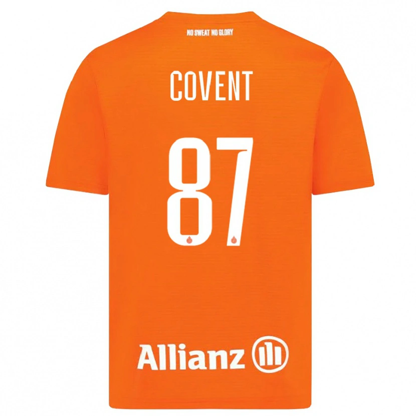 Danxen Mujer Camiseta Jorijn Covent #87 Naranja Blanco Portero Equipación 2025/26 La Camisa