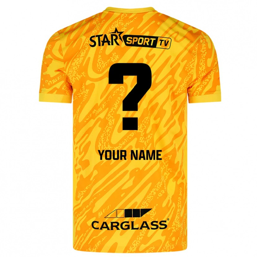 Danxen Mujer Camiseta KRC Genk Naranja Amarillo Negro Portero Equipación 2025/26 La Camisa