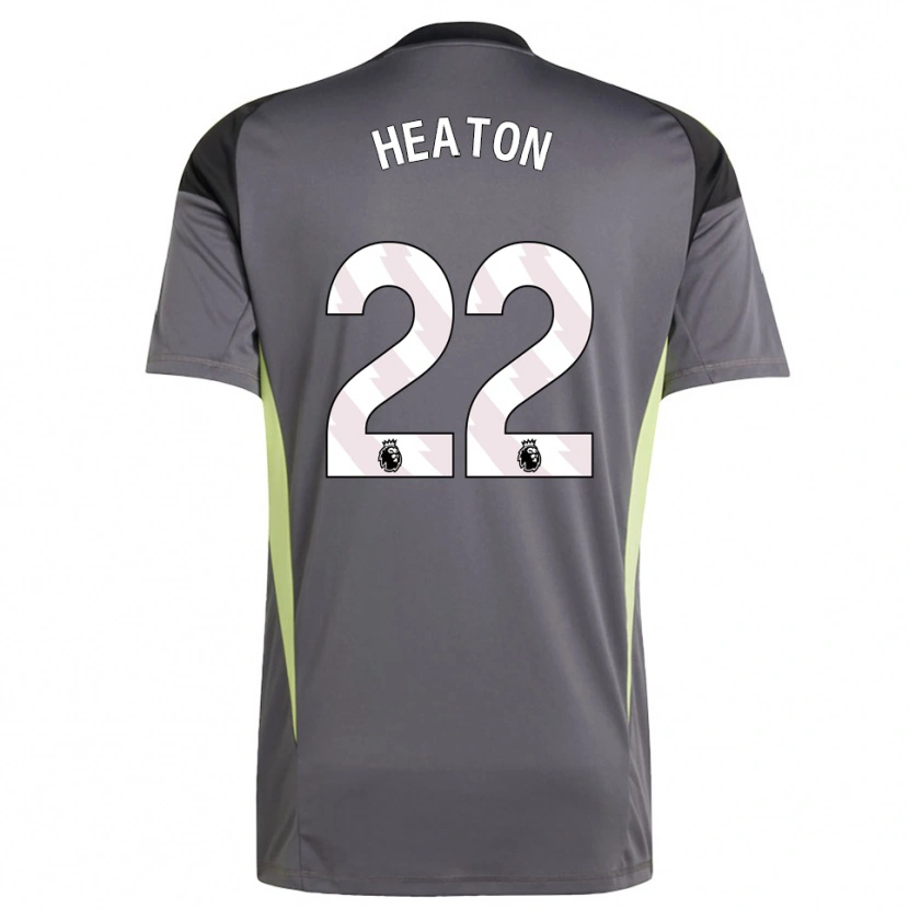 Danxen Mujer Camiseta Tom Heaton #22 Gris Oscuro Blanco Portero Equipación 2025/26 La Camisa