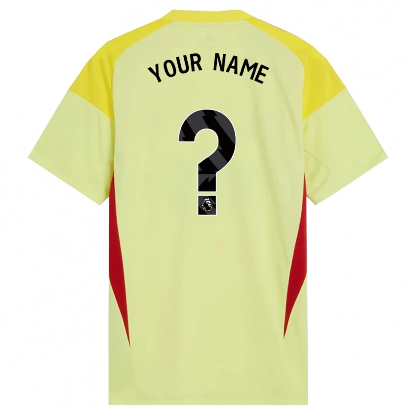 Danxen Mujer Camiseta Arsenal FC Amarillo Rojo Negro Portero Equipación 2025/26 La Camisa
