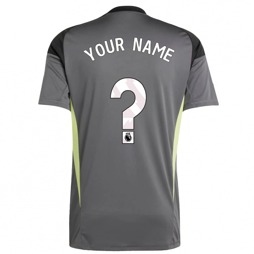 Danxen Mujer Camiseta Aston Villa FC Gris Oscuro Negro Portero Equipación 2025/26 La Camisa