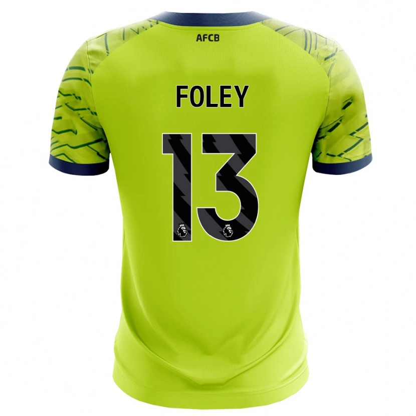 Danxen Mujer Camiseta Erin Foley #13 Verde Amarillo Portero Equipación 2025/26 La Camisa