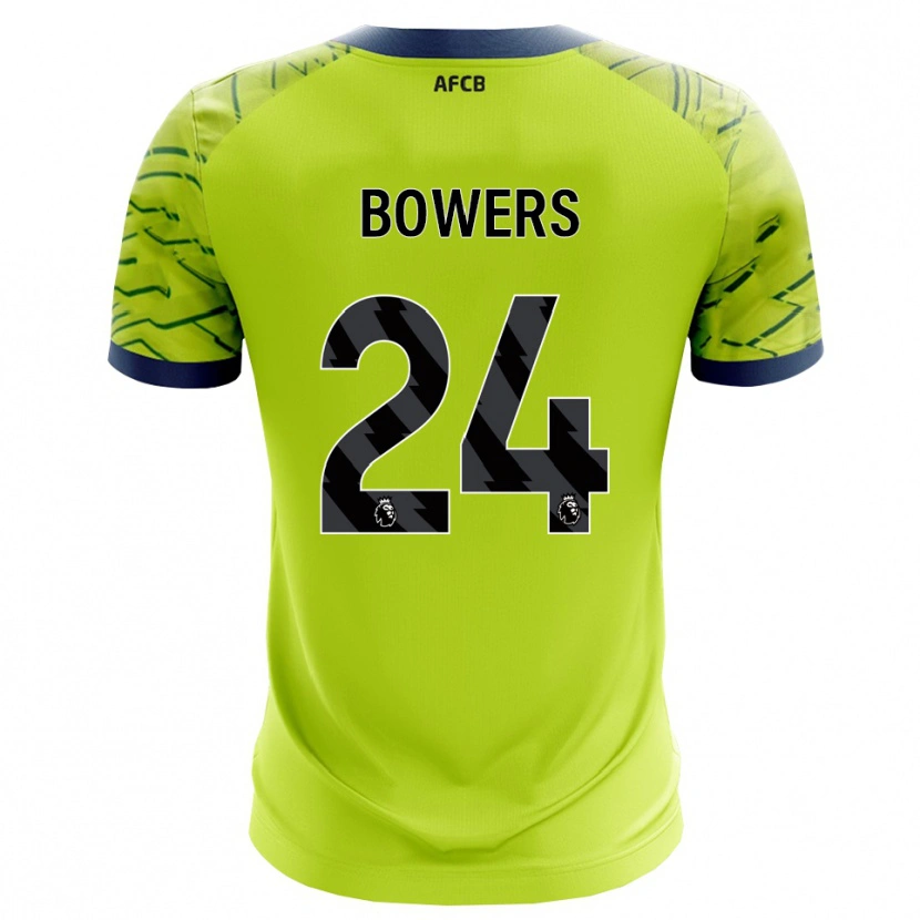 Danxen Mujer Camiseta Kelci Bowers #24 Verde Amarillo Portero Equipación 2025/26 La Camisa