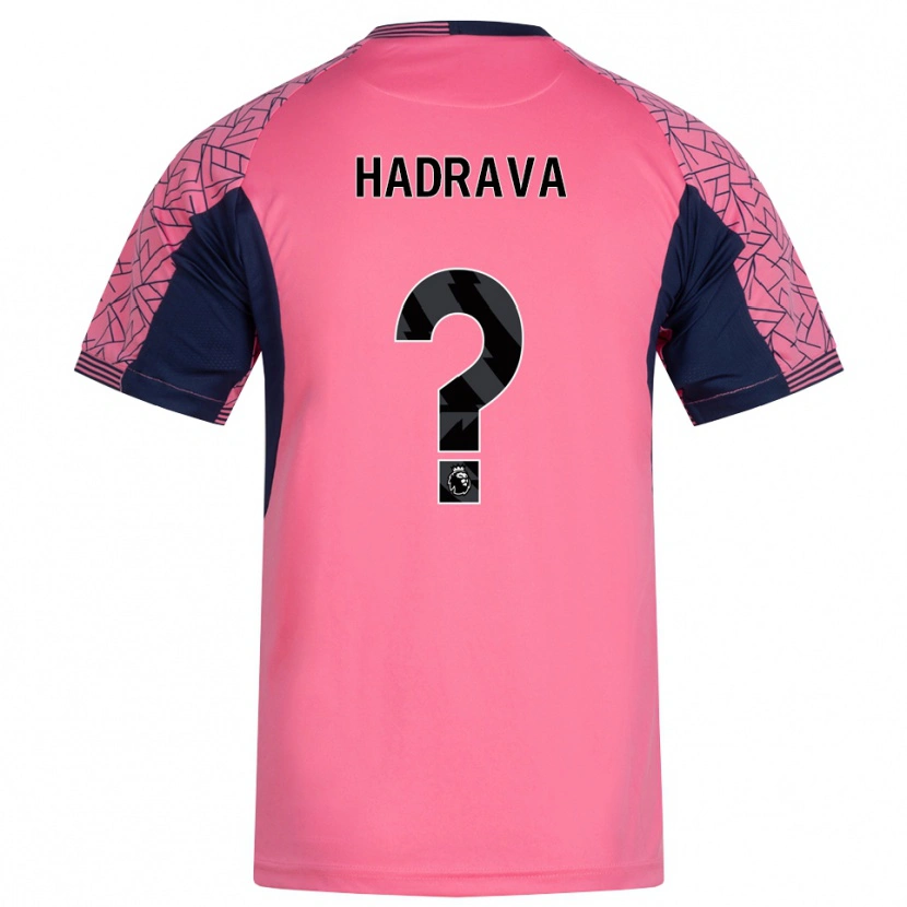 Danxen Mujer Camiseta Lily Hadrava #0 Rosa Negro Portero Equipación 2025/26 La Camisa