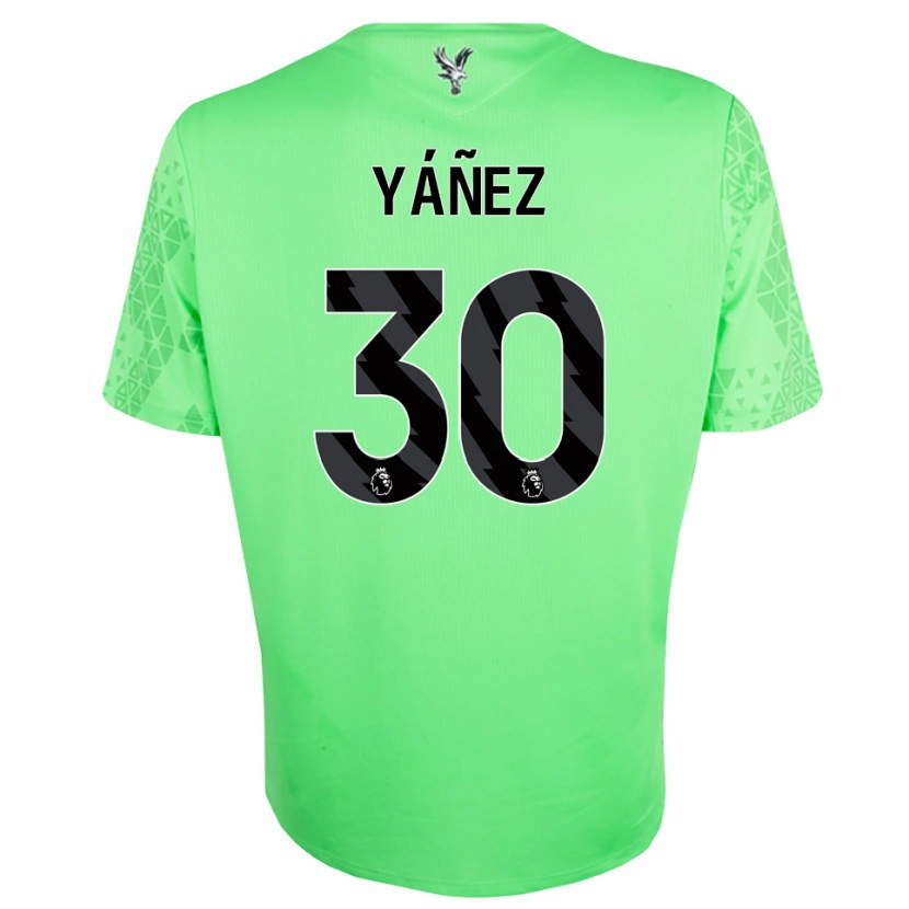 Danxen Mujer Camiseta Shae Yáñez #30 Verde Negro Portero Equipación 2025/26 La Camisa