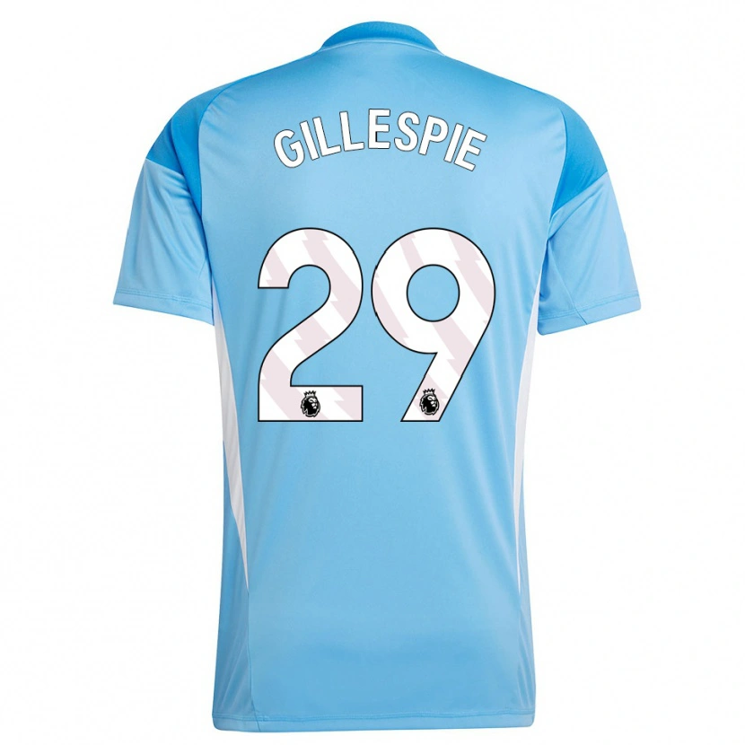 Danxen Mujer Camiseta Mark Gillespie #29 Azul Blanco Portero Equipación 2025/26 La Camisa