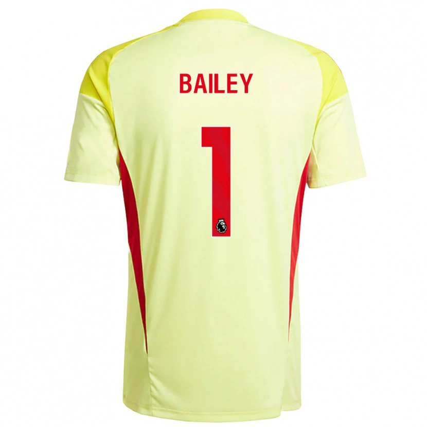 Danxen Mujer Camiseta Joe Bailey #1 Amarillo Naranja Claro Portero Equipación 2025/26 La Camisa