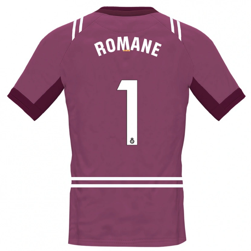 Danxen Mujer Camiseta Romane Salvador #1 Blanco Borgoña Portero Equipación 2025/26 La Camisa