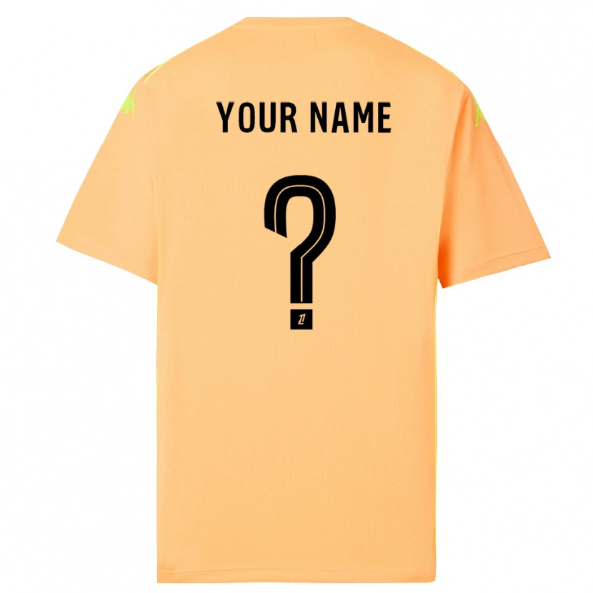 Danxen Mujer Camiseta OGC Nice Naranja Oscuro Negro Portero Equipación 2025/26 La Camisa