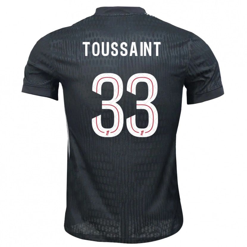 Danxen Mujer Camiseta Océane Toussaint #33 Gris Oscuro Negro Portero Equipación 2025/26 La Camisa