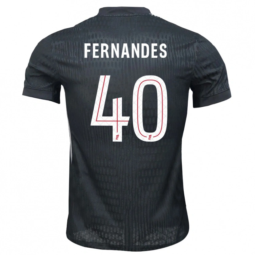 Danxen Mujer Camiseta Alyssa Fernandes #40 Gris Oscuro Negro Portero Equipación 2025/26 La Camisa