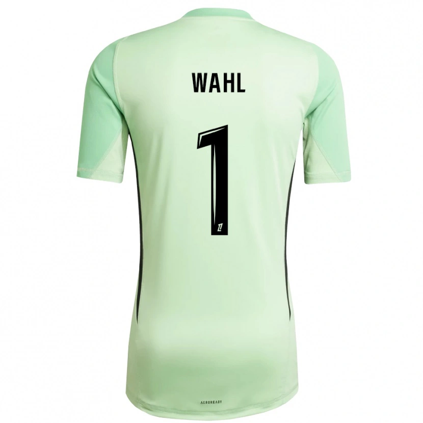 Danxen Mujer Camiseta Manon Wahl #1 Verde Claro Negro Portero Equipación 2025/26 La Camisa