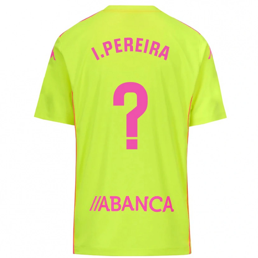 Danxen Mujer Camiseta Inês Pereira #0 Verde Amarillo Portero Equipación 2025/26 La Camisa