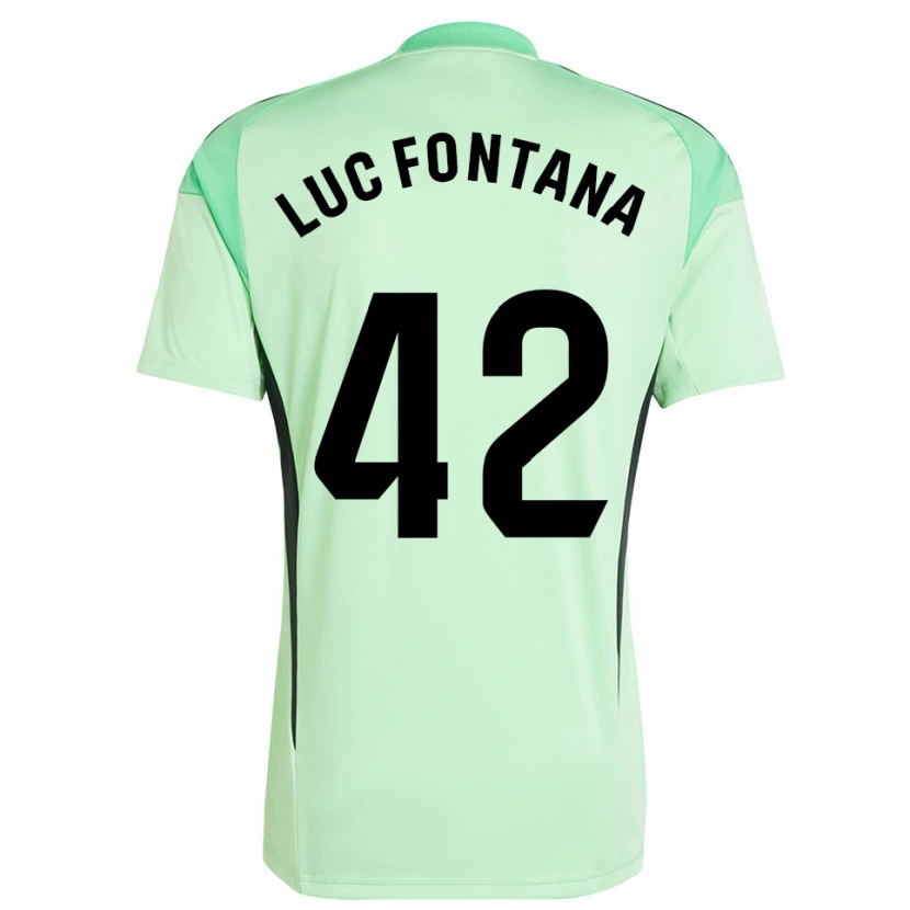 Danxen Mujer Camiseta Jean Luc Fontana #42 Naranja Oscuro Negro Portero Equipación 2025/26 La Camisa