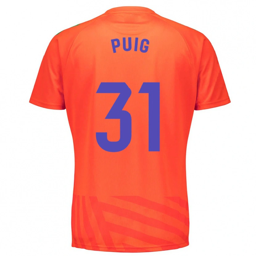 Danxen Mujer Camiseta Victor Puig #31 Rojo Azul Portero Equipación 2025/26 La Camisa