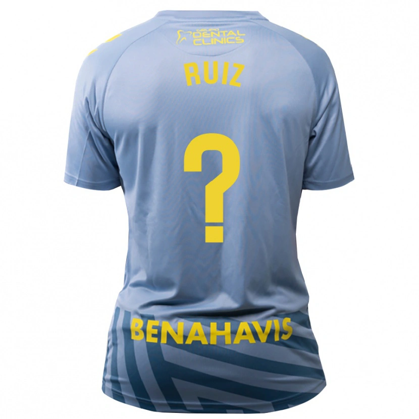 Danxen Mujer Camiseta Jorge Ruiz #0 Azul Acero Claro Portero Equipación 2025/26 La Camisa