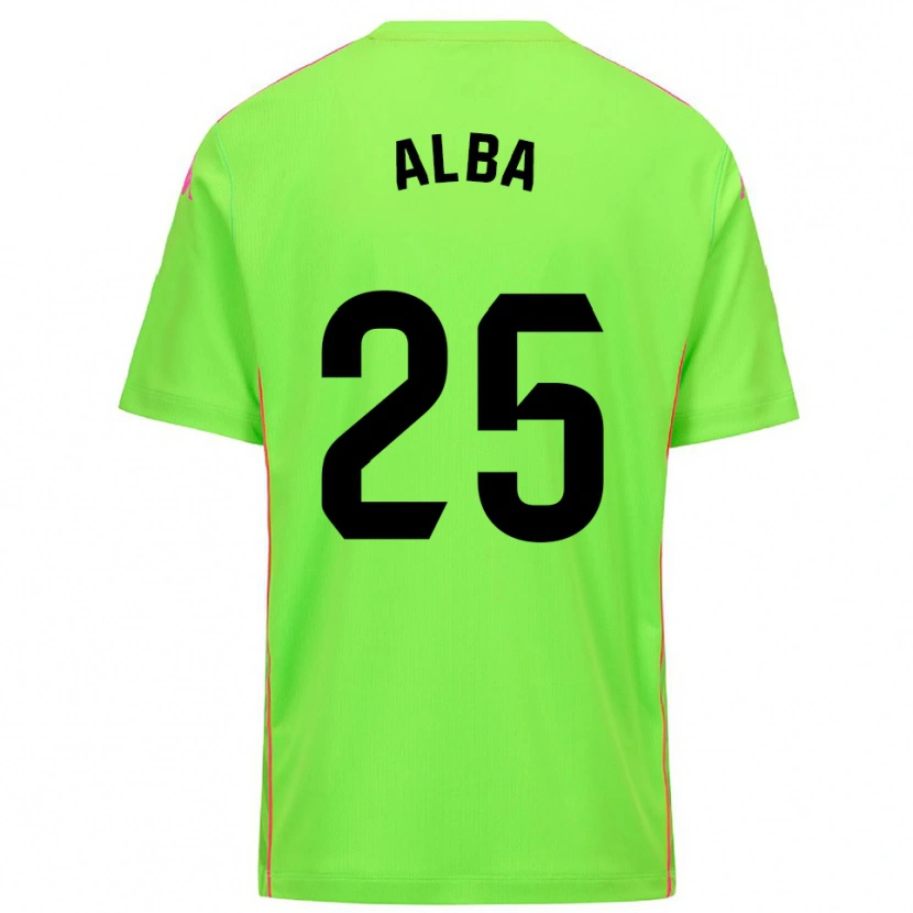 Danxen Mujer Camiseta Alba Acebes Rodríguez #25 Lirme Rosa Profundo Portero Equipación 2025/26 La Camisa