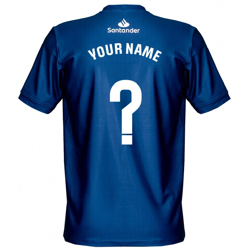 Danxen Mujer Camiseta Racing de Santander Blanco Azul Real Portero Equipación 2025/26 La Camisa