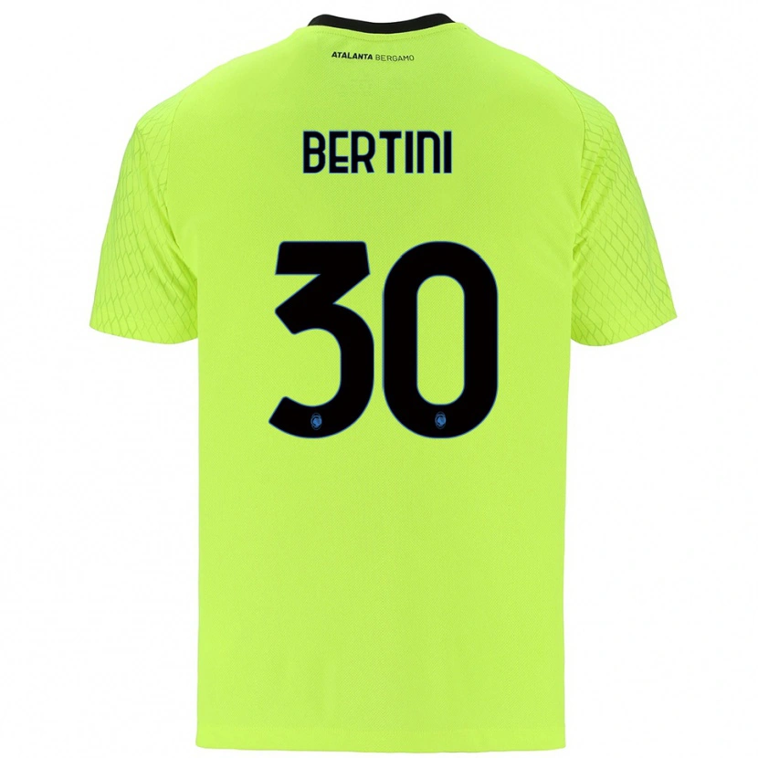 Danxen Mujer Camiseta Tommaso Bertini #30 Verde Amarillo Rojo Portero Equipación 2025/26 La Camisa