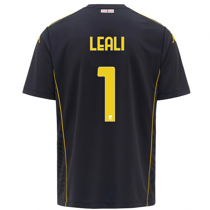 Danxen Mujer Camiseta Nicola Leali #1 Negro Amarillo Portero Equipación 2025/26 La Camisa