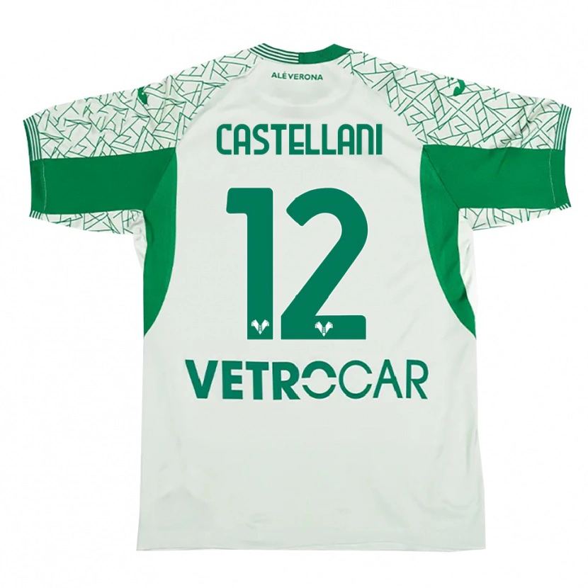 Danxen Mujer Camiseta Zeno Castellani #12 Verde Rojo Portero Equipación 2025/26 La Camisa