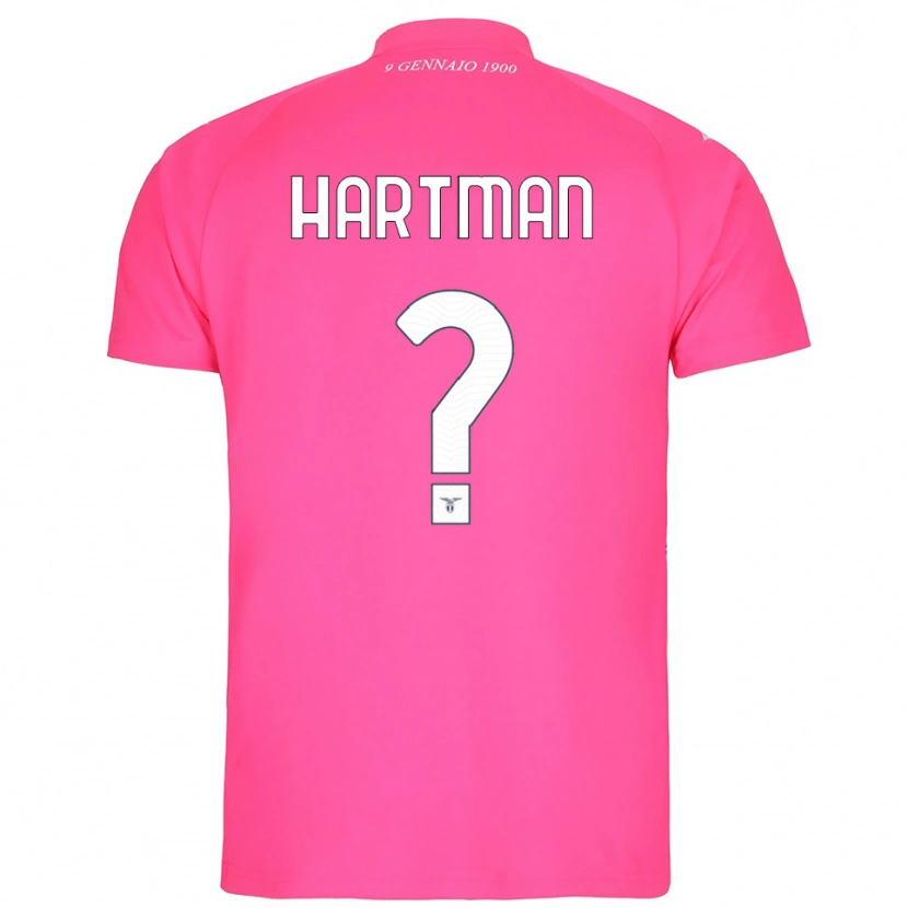 Danxen Mujer Camiseta Thomas Hartman #0 Rosa Profundo Portero Equipación 2025/26 La Camisa