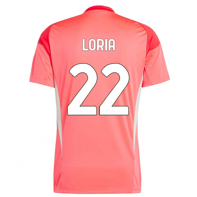 Danxen Mujer Camiseta Leonardo Loria #22 Rojo Blanco Portero Equipación 2025/26 La Camisa