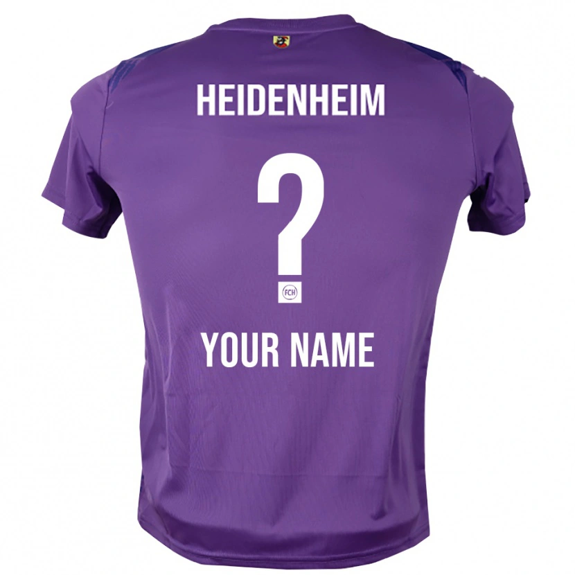 Danxen Mujer Camiseta 1. FC Heidenheim Malva Medio Portero Equipación 2025/26 La Camisa
