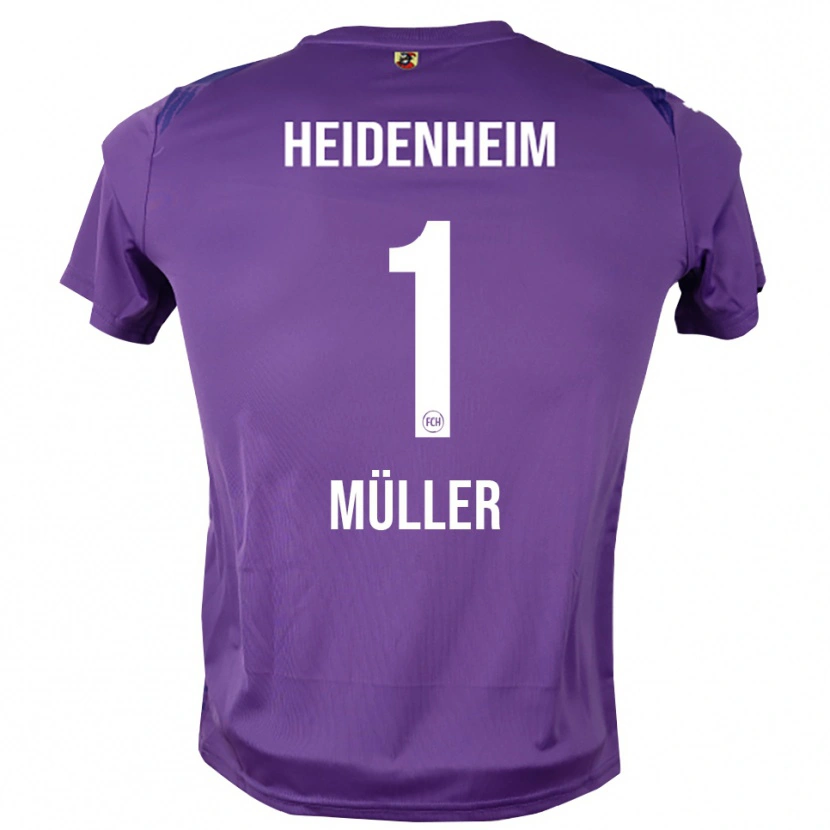 Danxen Mujer Camiseta Kevin Müller #1 Malva Medio Portero Equipación 2025/26 La Camisa