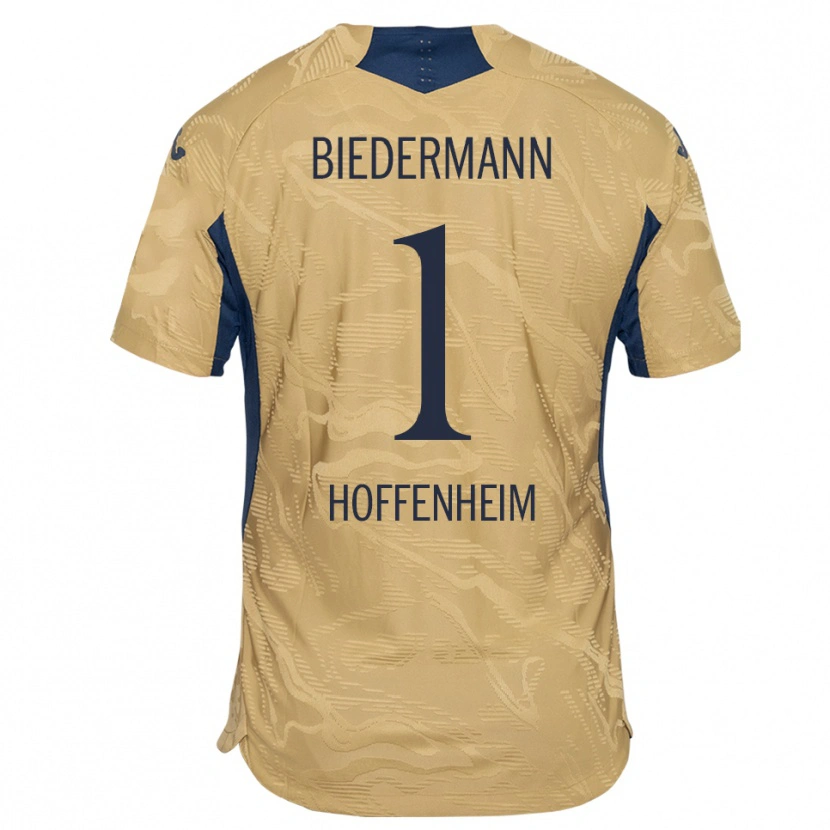 Danxen Mujer Camiseta Nico Biedermann #1 Negro Marrón Negro Portero Equipación 2025/26 La Camisa