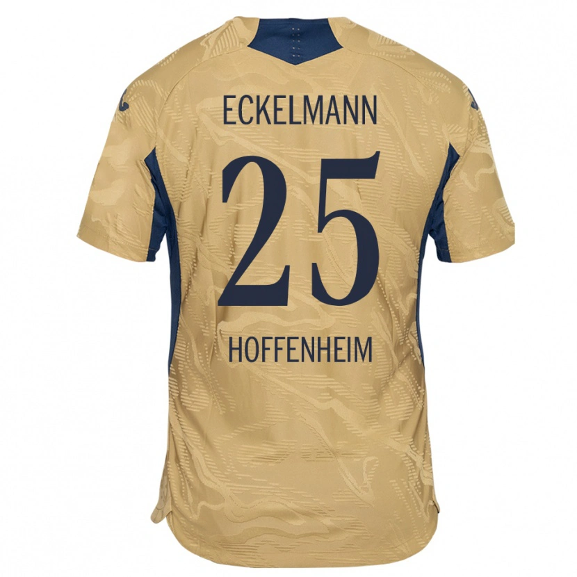 Danxen Mujer Camiseta Henri Eckelmann #25 Negro Marrón Negro Portero Equipación 2025/26 La Camisa