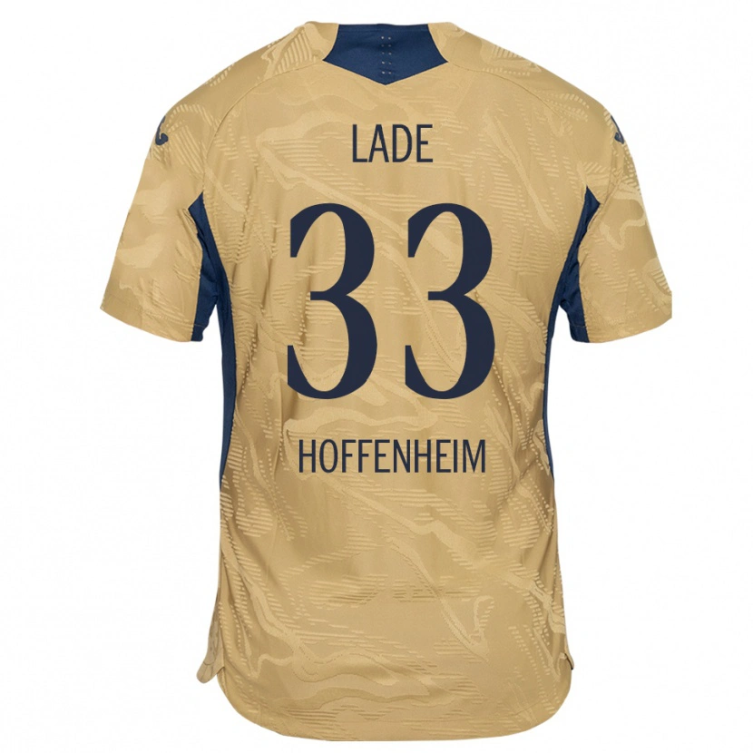 Danxen Mujer Camiseta Benjamin Lade #33 Negro Marrón Negro Portero Equipación 2025/26 La Camisa