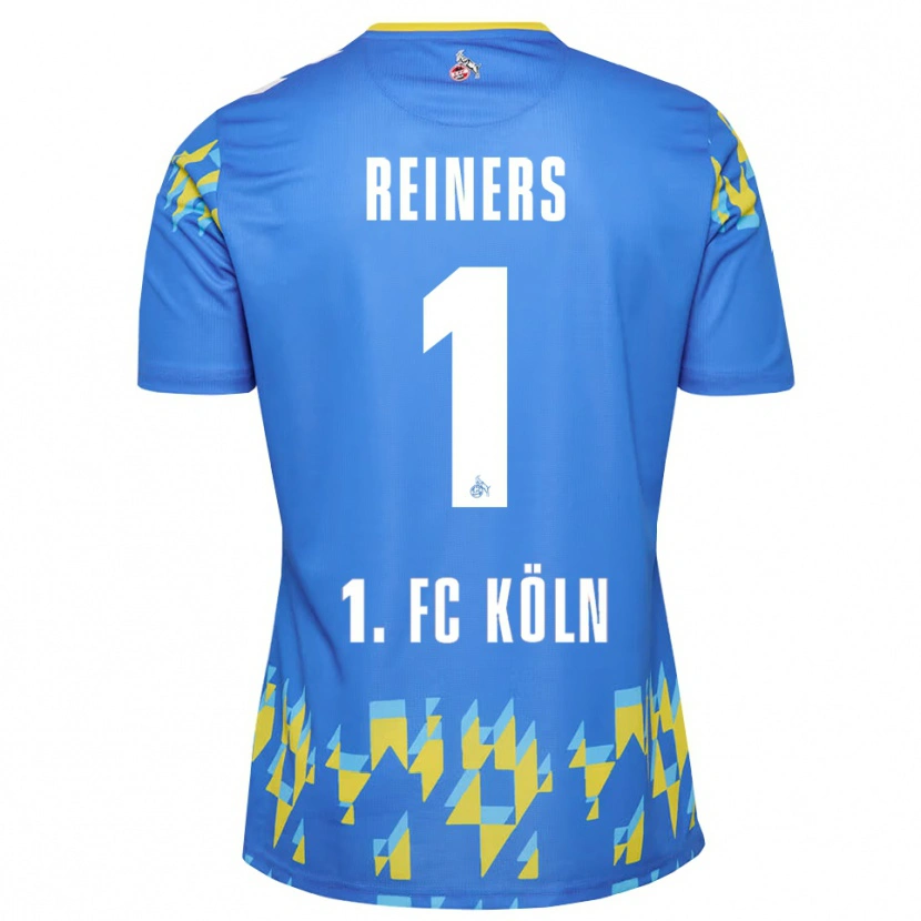Danxen Mujer Camiseta Leonard Reiners #1 Azul Cornflower Portero Equipación 2025/26 La Camisa