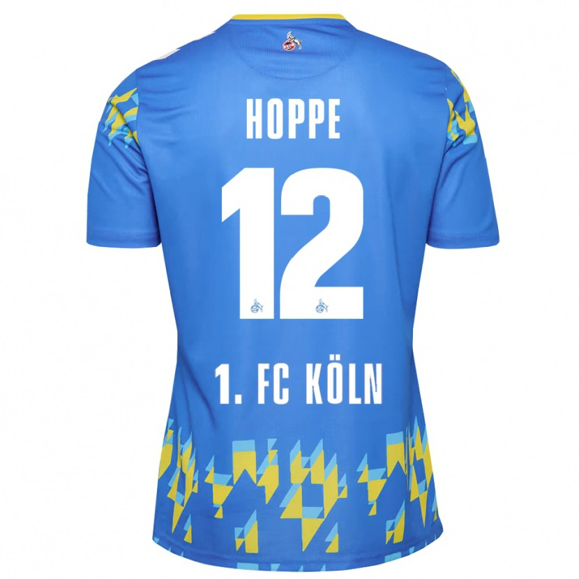 Danxen Mujer Camiseta Paula Hoppe #12 Azul Cornflower Portero Equipación 2025/26 La Camisa