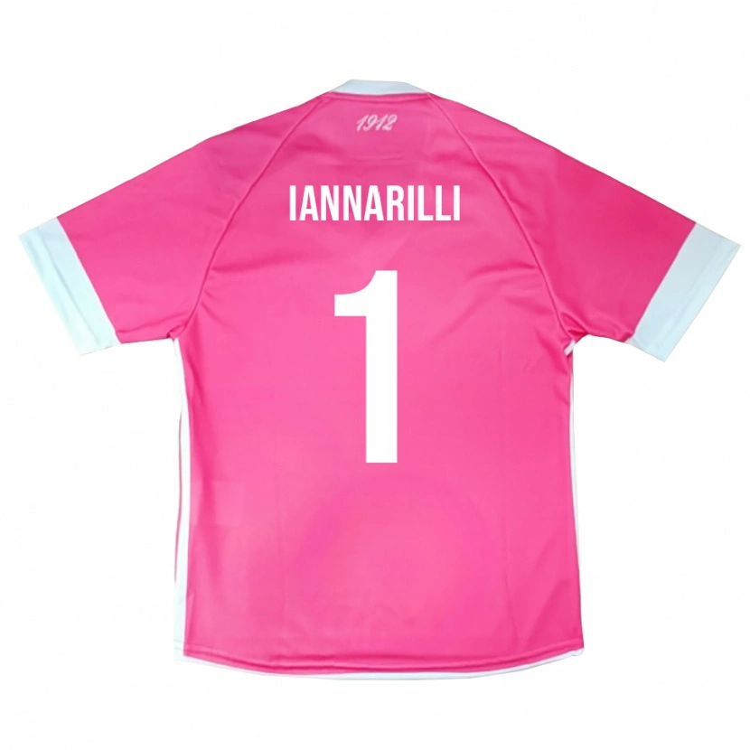 Danxen Mujer Camiseta Antony Iannarilli #1 Rosa Intenso Blanco Portero Equipación 2025/26 La Camisa
