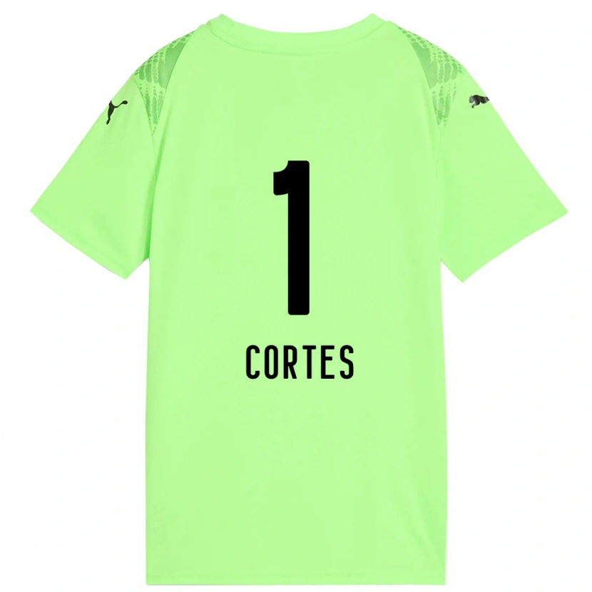 Danxen Mujer Camiseta Brayan Cortés #1 Verde Pálido Negro Portero Equipación 2025/26 La Camisa