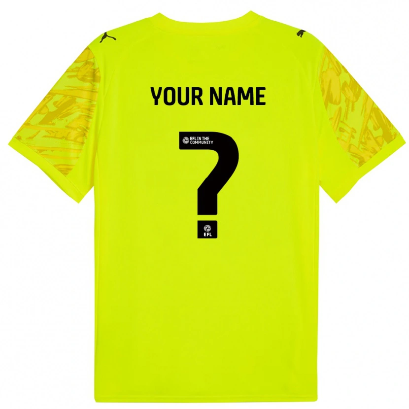 Danxen Mujer Camiseta Leyton Orient Verde Fluorescente Portero Equipación 2025/26 La Camisa