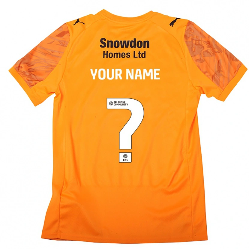 Danxen Mujer Camiseta Northampton Town Negro Naranja Portero Equipación 2025/26 La Camisa