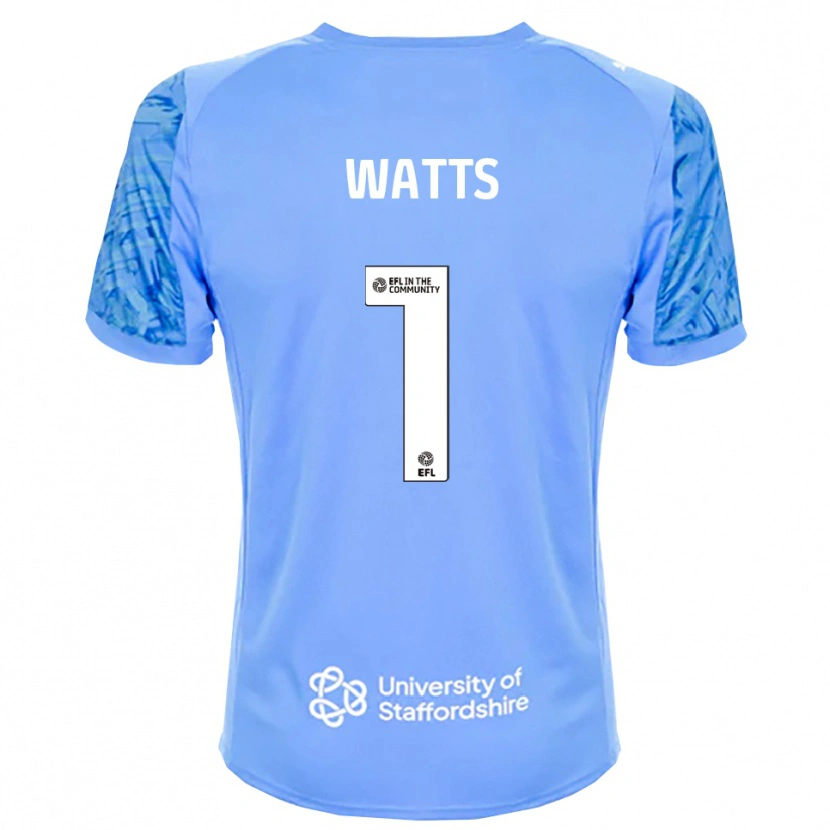Danxen Mujer Camiseta Connie Watts #1 Azul Real Portero Equipación 2025/26 La Camisa