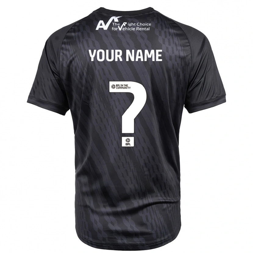 Danxen Mujer Camiseta Shrewsbury Town Blanco Negro Portero Equipación 2025/26 La Camisa