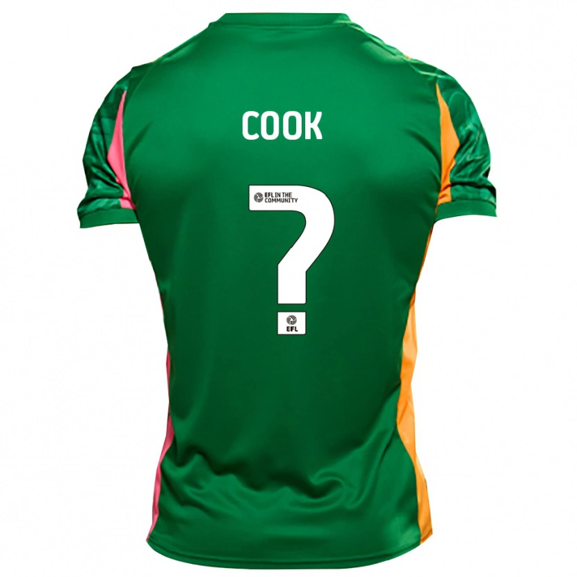 Danxen Mujer Camiseta Cook #0 Naranja Verde Portero Equipación 2025/26 La Camisa