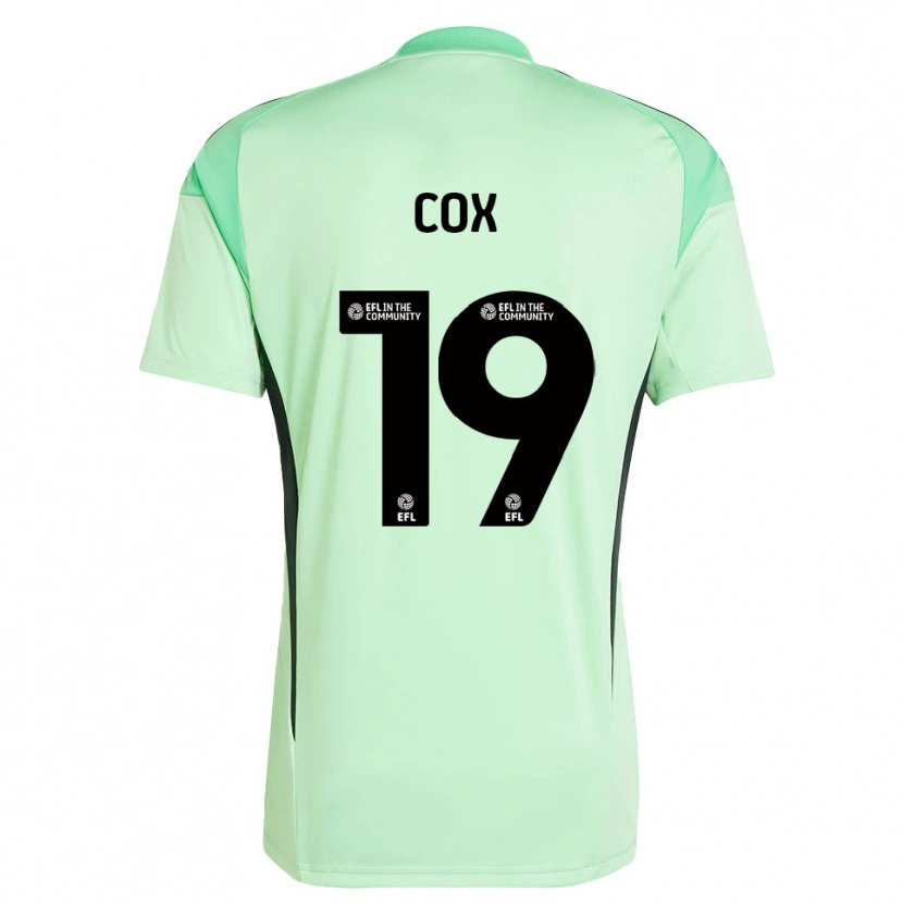 Danxen Mujer Camiseta Hannah Cox #19 Negro Verde Claro Portero Equipación 2025/26 La Camisa
