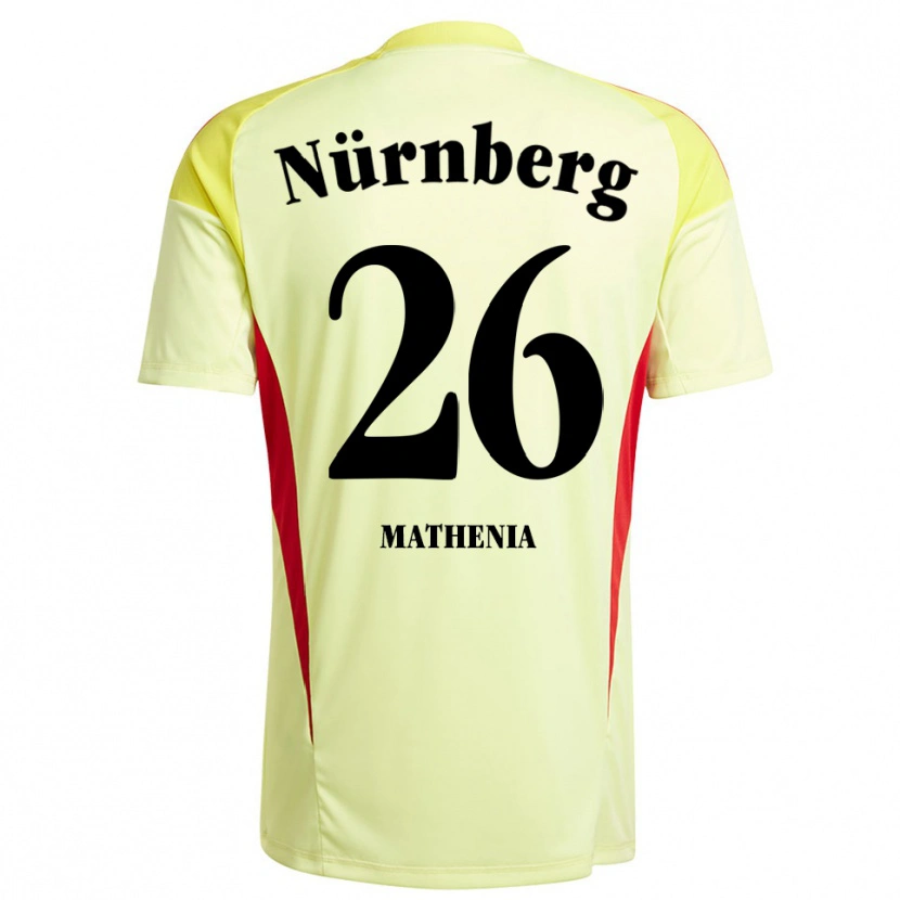 Danxen Mujer Camiseta Christian Mathenia #26 Negro Amarillo Portero Equipación 2025/26 La Camisa