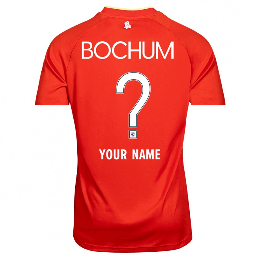 Danxen Mujer Camiseta VfL Bochum Blanco Rojo Portero Equipación 2025/26 La Camisa