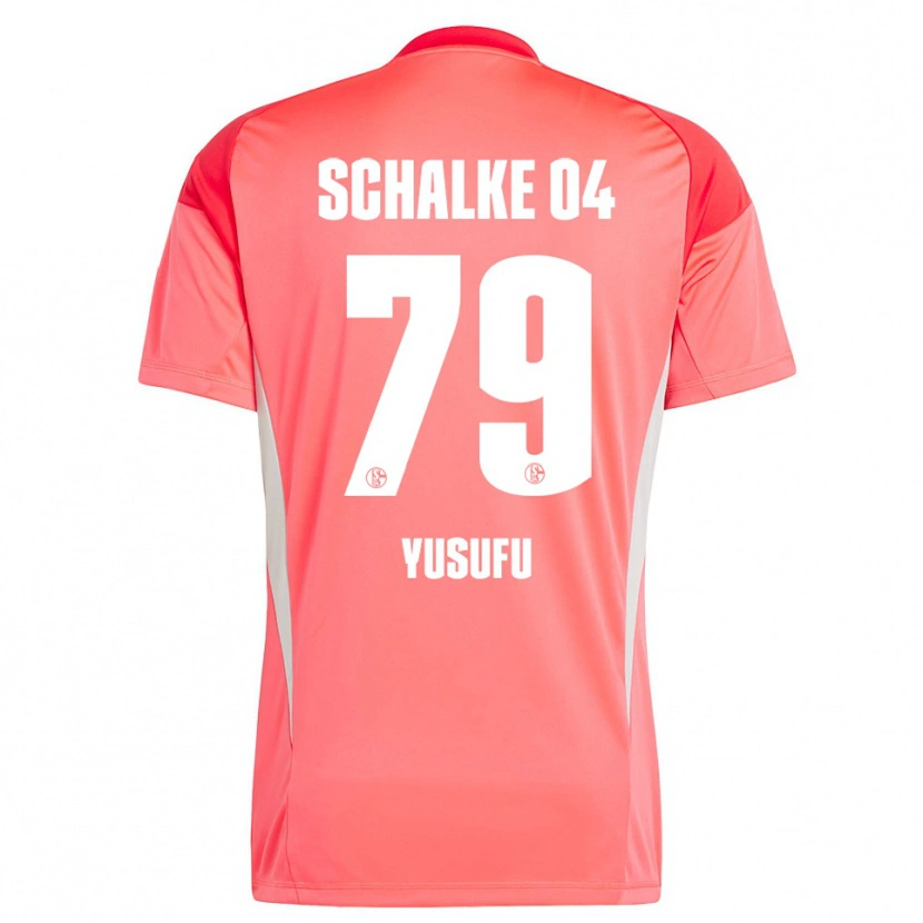 Danxen Mujer Camiseta Leonie Bendzulla #79 Rojo Coral Portero Equipación 2025/26 La Camisa