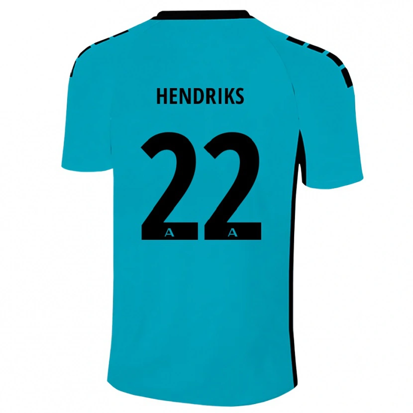 Danxen Mujer Camiseta Tom Hendriks #22 Cian Portero Equipación 2025/26 La Camisa