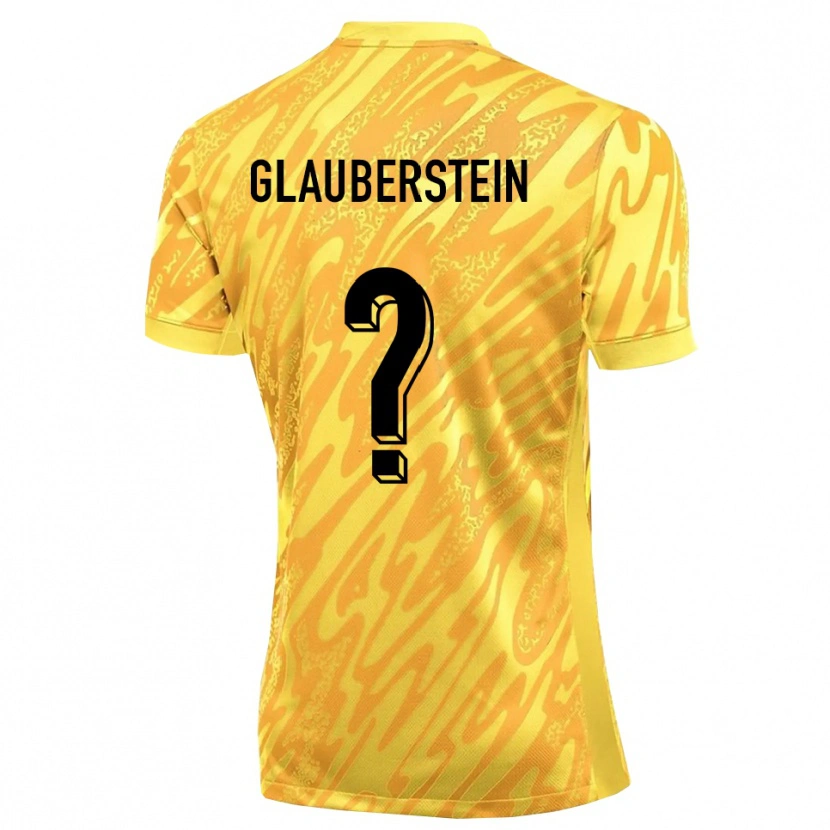 Danxen Mujer Camiseta Jonas Glauberstein #0 Naranja Amarillo Portero Equipación 2025/26 La Camisa