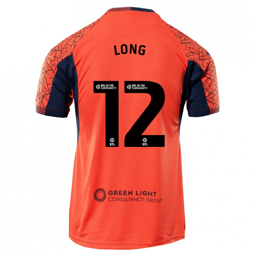 Danxen Mujer Camiseta George Long #12 Negro Naranja Portero Equipación 2025/26 La Camisa